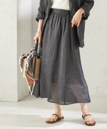 〈手洗い可能〉ラミー 4 ギャザー スカート