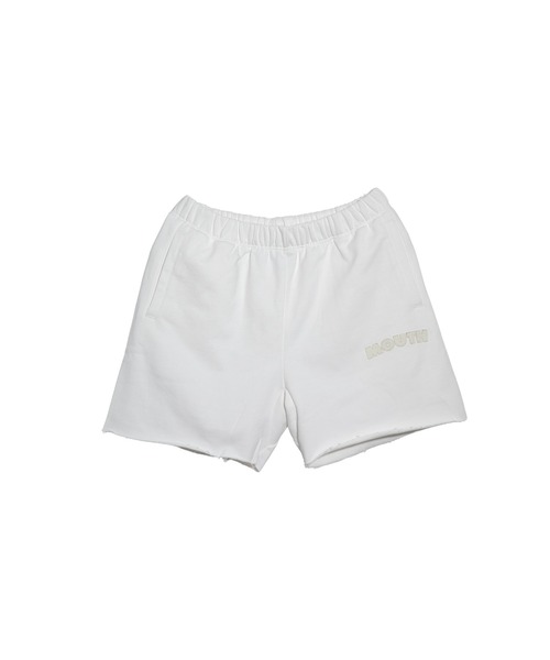 NISHIMOTO IS THE MOUTH(ニシモト イズ ザ マウス)の「WIDE SWEAT SHORTS | NISHIMOTO IS THE MOUTH(スウェットパンツ・メンズ・ホワイト/ブラック・L/XL/S/M)」の14枚目の写真