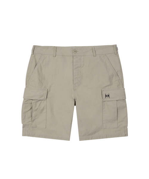 Kompakt Record Bar(コンパクトレコードバー)の「KRB Logo Cargo Shorts - Beige(その他パンツ・メンズ・その他・M/L/XL)」の1枚目の写真