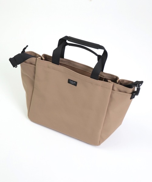 STANDARD SUPPLY（スタンダードサプライ）の「[STANDARD SUPPLY] SIMPLICITY 2WAY FOLD TOTE  / 2ウェイフォールドトート（トートバッグ・レディース・ブラック/サンドベージュ/チャコールアッシュ・FREE）」の17枚目の写真