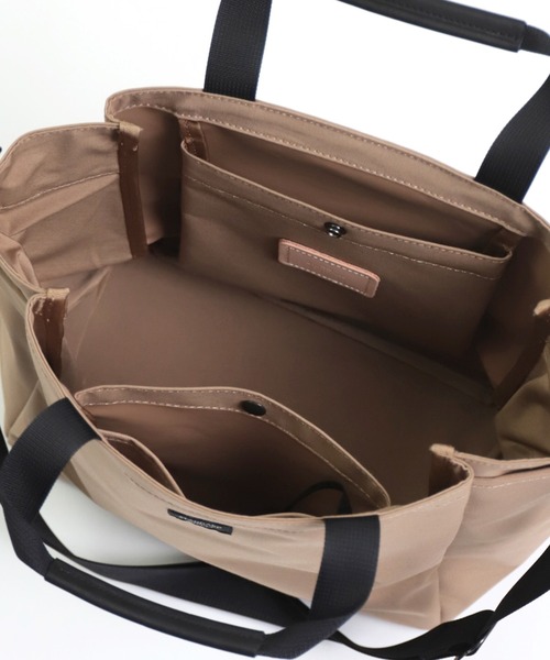 STANDARD SUPPLY（スタンダードサプライ）の「[STANDARD SUPPLY] SIMPLICITY 2WAY FOLD TOTE  / 2ウェイフォールドトート（トートバッグ・レディース・ブラック/サンドベージュ/チャコールアッシュ・FREE）」の20枚目の写真