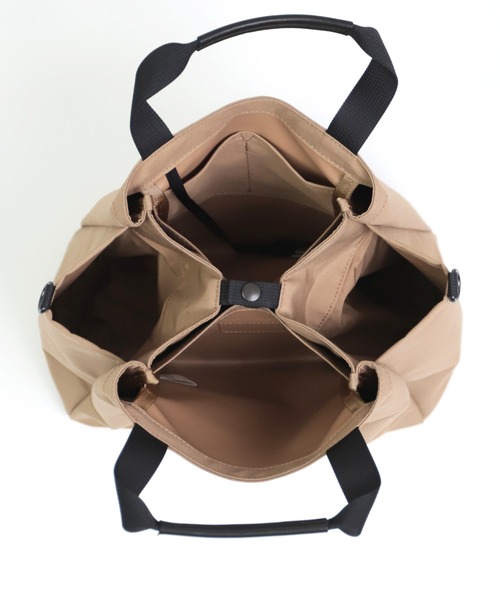 STANDARD SUPPLY（スタンダードサプライ）の「[STANDARD SUPPLY] SIMPLICITY 2WAY FOLD TOTE  / 2ウェイフォールドトート（トートバッグ・レディース・ブラック/サンドベージュ/チャコールアッシュ・FREE）」の21枚目の写真