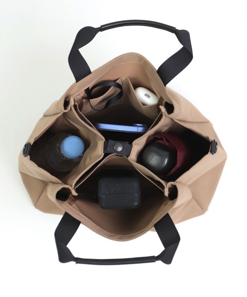 STANDARD SUPPLY（スタンダードサプライ）の「[STANDARD SUPPLY] SIMPLICITY 2WAY FOLD TOTE  / 2ウェイフォールドトート（トートバッグ・レディース・ブラック/サンドベージュ/チャコールアッシュ・FREE）」の22枚目の写真