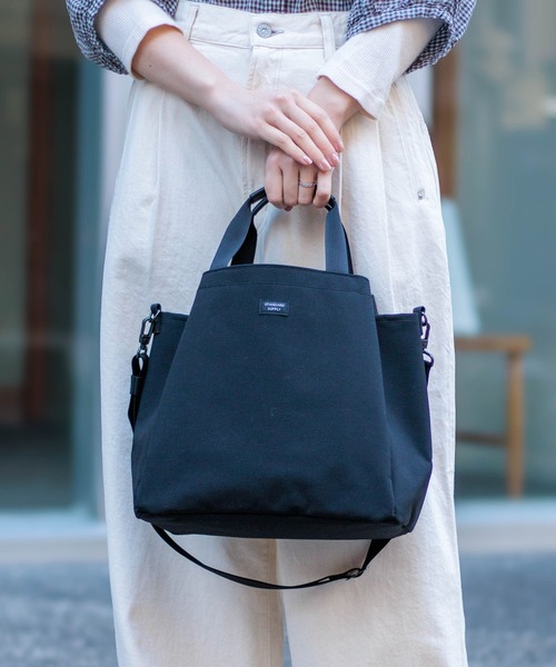 STANDARD SUPPLY（スタンダードサプライ）の「[STANDARD SUPPLY] SIMPLICITY 2WAY FOLD TOTE  / 2ウェイフォールドトート（トートバッグ・レディース・ブラック/サンドベージュ/チャコールアッシュ・FREE）」の10枚目の写真