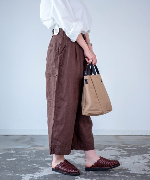 STANDARD SUPPLY（スタンダードサプライ）の「[STANDARD SUPPLY] SIMPLICITY 2WAY FOLD TOTE  / 2ウェイフォールドトート（トートバッグ・レディース・ブラック/サンドベージュ/チャコールアッシュ・FREE）」の5枚目の写真