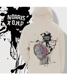 OHP x NORRIS b0922 起毛フードパーカー