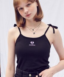 ラブベア リボンスリーブレストップ AN101 (ブラック)