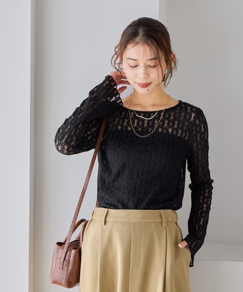 studio CLIP（スタディオクリップ）の「2連ウェーブ×パールネックレス（ネックレス・レディース・その他2/その他1・FREE）」の3枚目の写真