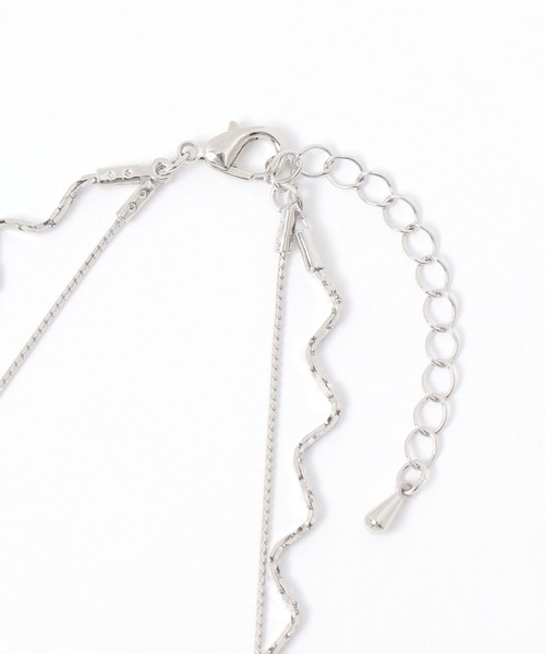 studio CLIP（スタディオクリップ）の「2連ウェーブ×パールネックレス（ネックレス・レディース・その他2/その他1・FREE）」の9枚目の写真