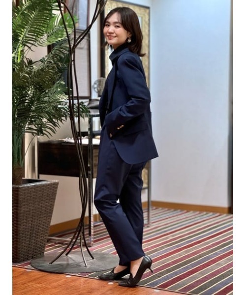 Perfect Suit FActory（パーフェクトスーツファクトリー）の「アニメ『ジョジョの奇妙な冒険 スターダストクルセイダース』セットアップジャケット【空条承太郎】（スーツジャケット・メンズ・ネイビー・SS/S/M/L/LL/3L）」の10枚目の写真