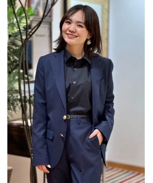 Perfect Suit FActory（パーフェクトスーツファクトリー）の「アニメ『ジョジョの奇妙な冒険 スターダストクルセイダース』セットアップジャケット【空条承太郎】（スーツジャケット・メンズ・ネイビー・SS/S/M/L/LL/3L）」の12枚目の写真