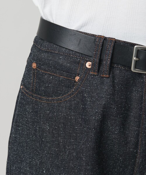 リジッド ネップ デニム バギー パンツ（デニムパンツ）｜MONKEY TIME