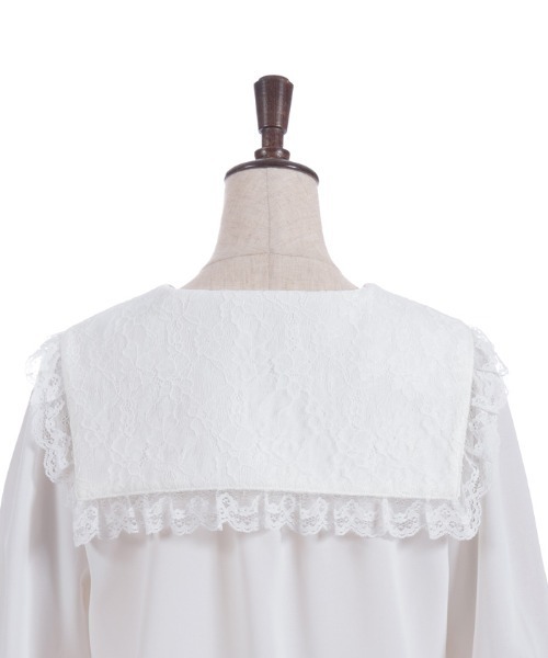 axes femme(アクシーズファム)の「レース襟ブラウス(シャツ/ブラウス・レディース・ブラック/ホワイト/ブラウン・FREE)」の13枚目の写真
