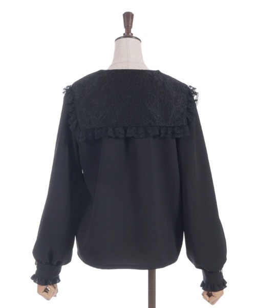 axes femme(アクシーズファム)の「レース襟ブラウス(シャツ/ブラウス・レディース・ブラック/ホワイト/ブラウン・FREE)」の18枚目の写真