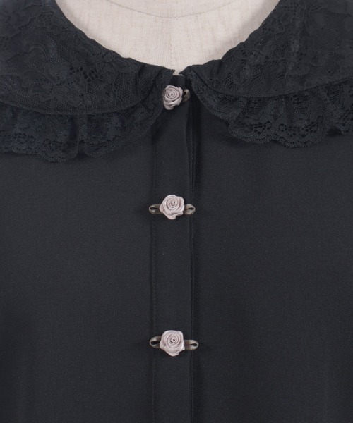 axes femme(アクシーズファム)の「レース襟ブラウス(シャツ/ブラウス・レディース・ブラック/ホワイト/ブラウン・FREE)」の19枚目の写真
