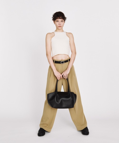 Auntie Rosa Holiday（アンティローザホリデー）の「【arholiday.standard】フェイクレザーフラップトートバック（トートバッグ・レディース・ブラウン/ブラック・FREE）」の9枚目の写真