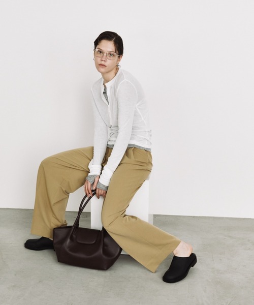 Auntie Rosa Holiday（アンティローザホリデー）の「【arholiday.standard】フェイクレザーフラップトートバック（トートバッグ・レディース・ブラウン/ブラック・FREE）」の17枚目の写真