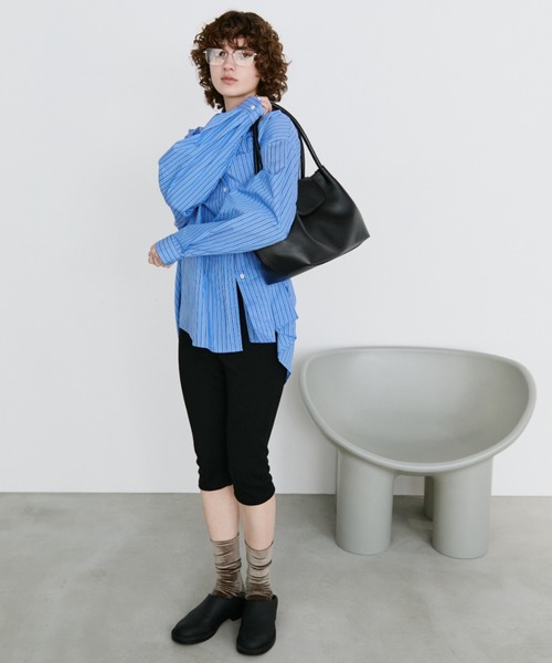 arholiday.standard（エーアールホリデースタンダード）の「fauxleather flap tote bag / フェイクレザーフラップトートバッグ（トートバッグ・レディース・ブラウン/ブラック・FREE）」の17枚目の写真