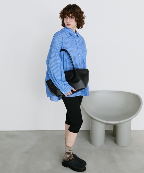 arholiday.standard（エーアールホリデースタンダード）の「fauxleather flap tote bag / フェイクレザーフラップトートバッグ（トートバッグ・レディース・ブラウン/ブラック・FREE）」の18枚目の写真