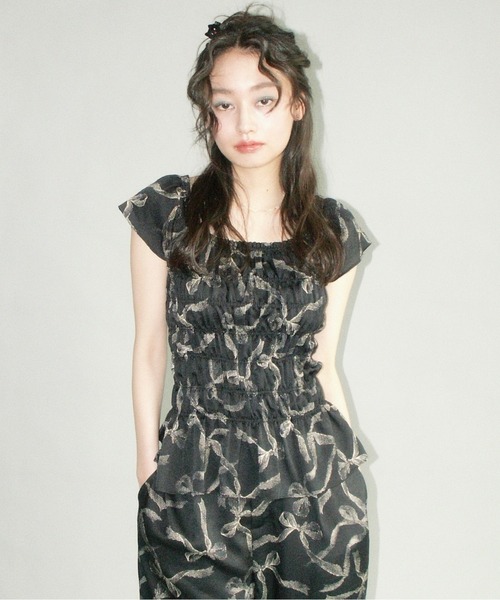 musubore(ムスボレ)の「relax print pants / リラックスパンツ(その他パンツ・レディース・ダークブラウン/ブラウン/ブラック・0/1)」の20枚目の写真