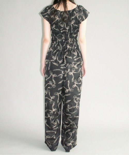musubore(ムスボレ)の「relax print pants / リラックスパンツ(その他パンツ・レディース・ダークブラウン/ブラウン/ブラック・0/1)」の19枚目の写真