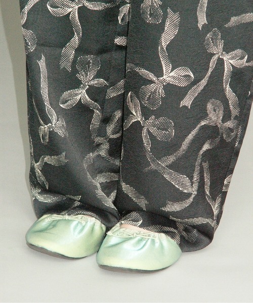musubore(ムスボレ)の「relax print pants / リラックスパンツ(その他パンツ・レディース・ダークブラウン/ブラウン/ブラック・0/1)」の8枚目の写真
