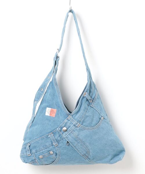 OLD BETTY'S(オールドベティーズ)の「【日本製】オールドベティーズ【OLD BETTY'S】Remade Denim Shoulder Bag(ショルダーバッグ・レディース・インディゴブルー/ブルー・FREE)」の1枚目の写真