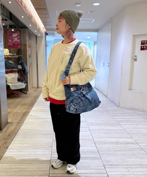 OLD BETTY'S(オールドベティーズ)の「【日本製】オールドベティーズ【OLD BETTY'S】Remade Denim Shoulder Bag(ショルダーバッグ・レディース・インディゴブルー/ブルー・FREE)」の10枚目の写真