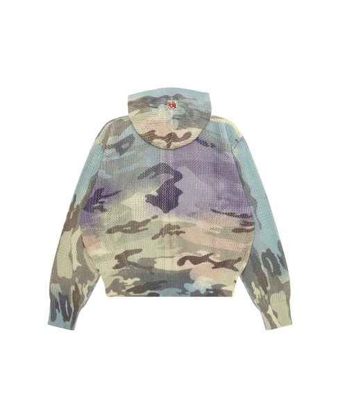 AAPE BY A BATHING APE（エーエイプバイアベイシングエイプ）の「AAPE ZIP UP KNIT HOODIE（ニット/セーター・レディース・ピンク系その他/グレー系その他7・XX-SMALL/X-SMALL）」の8枚目の写真