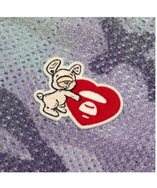 AAPE BY A BATHING APE（エーエイプバイアベイシングエイプ）の「AAPE ZIP UP KNIT HOODIE（ニット/セーター・レディース・ピンク系その他/グレー系その他7・XX-SMALL/X-SMALL）」の9枚目の写真