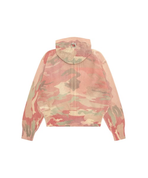 AAPE BY A BATHING APE（エーエイプバイアベイシングエイプ）の「AAPE ZIP UP KNIT HOODIE（ニット/セーター・レディース・ピンク系その他/グレー系その他7・XX-SMALL/X-SMALL）」の3枚目の写真