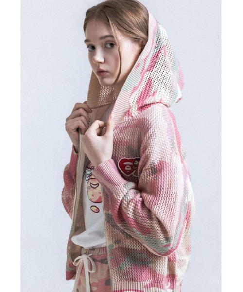 AAPE ZIP UP KNIT HOODIE | AAPE.JP