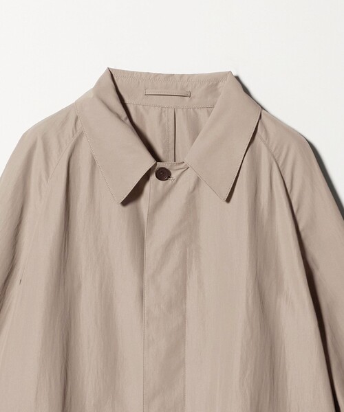 UNITED ARROWS(ユナイテッドアローズ)の「ポリエステル タフタ パッカブル ライト バルマカーンコート 撥水(ステンカラーコート・メンズ・ネイビー/ベージュ・XL/M/S/L)」の12枚目の写真