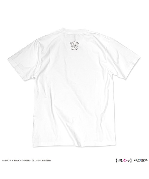 AIR TWOKYO（エアトゥーキョー）の「TVアニメ『【推しの子】』第２弾 モノトーンシーンイラストTシャツ 6（MEMちょ）ホワイト（Tシャツ/カットソー・レディース・ホワイト・XX-LARGE/X-LARGE/LARGE/MEDIUM/SMALL）」の3枚目の写真