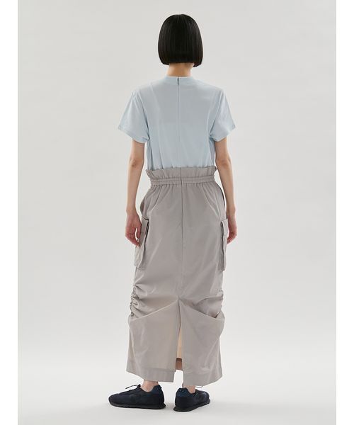 emmi(エミ)の「カットドッキングワンピース/撥水(ワンピース・レディース・ブルー/ブラック/ベージュ/ホワイト・1/0)」の6枚目の写真