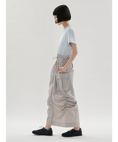 emmi(エミ)の「カットドッキングワンピース/撥水(ワンピース・レディース・ブルー/ブラック/ベージュ/ホワイト・1/0)」の7枚目の写真
