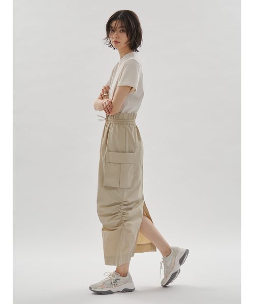 emmi(エミ)の「カットドッキングワンピース/撥水(ワンピース・レディース・ブルー/ブラック/ベージュ/ホワイト・1/0)」の17枚目の写真