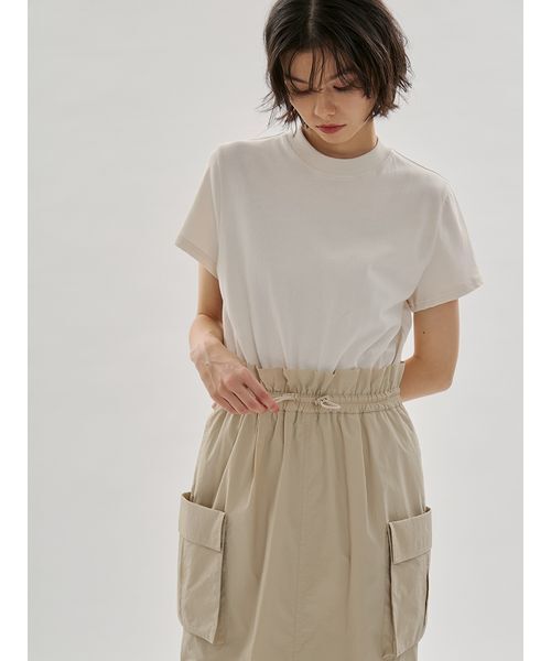 emmi(エミ)の「カットドッキングワンピース/撥水(ワンピース・レディース・ブルー/ブラック/ベージュ/ホワイト・1/0)」の18枚目の写真