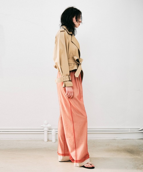 NOISE MAKER（ノイズメーカー）の「2WAYトレンチコート（トレンチコート・レディース・ネイビー/ベージュ・38/36）」の17枚目の写真