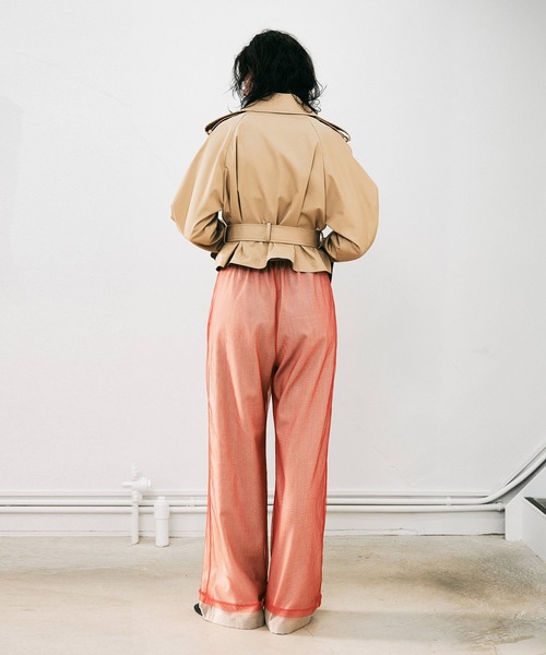 NOISE MAKER（ノイズメーカー）の「2WAYトレンチコート（トレンチコート・レディース・ネイビー/ベージュ・38/36）」の15枚目の写真