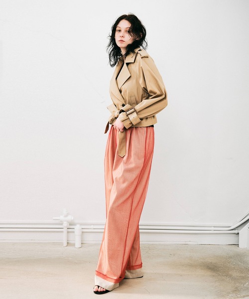 NOISE MAKER（ノイズメーカー）の「2WAYトレンチコート（トレンチコート・レディース・ネイビー/ベージュ・38/36）」の11枚目の写真