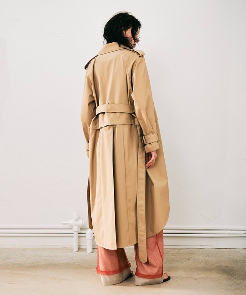 NOISE MAKER（ノイズメーカー）の「2WAYトレンチコート（トレンチコート・レディース・ネイビー/ベージュ・38/36）」の14枚目の写真
