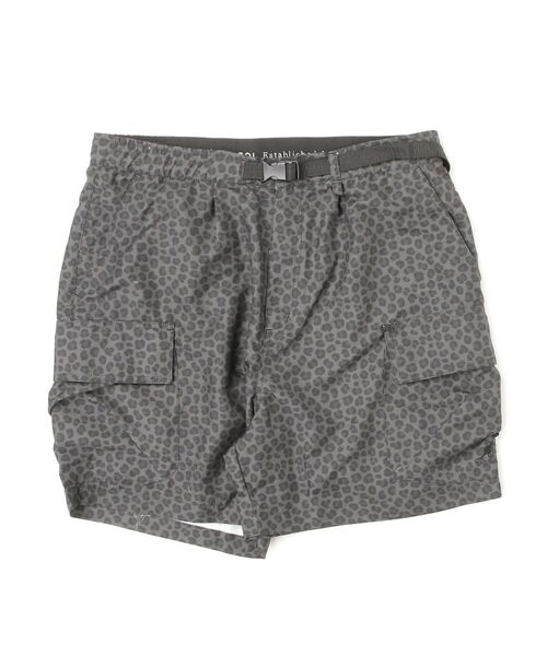 KANGOL（カンゴール）の「【KANGOL/カンゴール】別注 水陸両用 ウェビングベルト付き 撥水 カーゴショートパンツ（その他パンツ・メンズ・グリーン系その他/グレー系その他/オリーブ/グレー/ネイビー/パープル/ブラック/ベージュ・M/L/XL）」の3枚目の写真