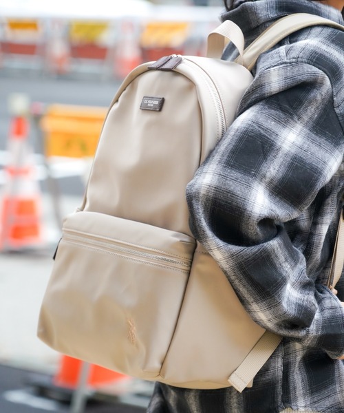 U.S. POLO ASSN.（ユーエスポロアッスン）の「【U.S. POLO ASSN.】ユーエスポロアッスン ナイロン リュック USPA-2726（バックパック/リュック・レディース・グレー/ダークグリーン/ターコイズブルー/ブラック/グリーン/ピンク/ベージュ/ネイビー・FREE）」の3枚目の写真