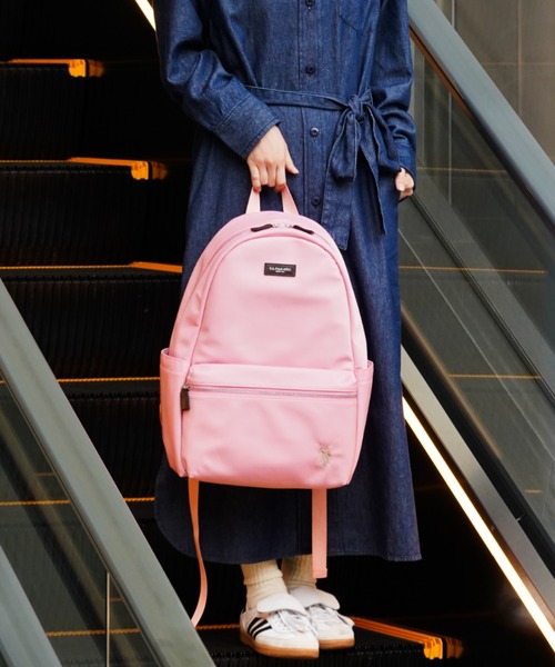 U.S. POLO ASSN.（ユーエスポロアッスン）の「【U.S. POLO ASSN.】ユーエスポロアッスン ナイロン リュック USPA-2726（バックパック/リュック・レディース・グレー/ダークグリーン/ターコイズブルー/ブラック/グリーン/ピンク/ベージュ/ネイビー・FREE）」の18枚目の写真