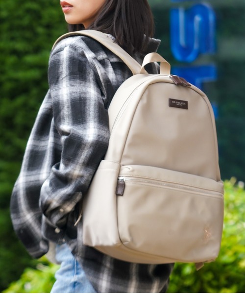 U.S. POLO ASSN.（ユーエスポロアッスン）の「【U.S. POLO ASSN.】ユーエスポロアッスン ナイロン リュック USPA-2726（バックパック/リュック・レディース・グレー/ダークグリーン/ターコイズブルー/ブラック/グリーン/ピンク/ベージュ/ネイビー・FREE）」の15枚目の写真
