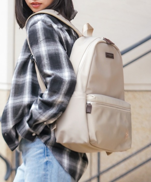 U.S. POLO ASSN.（ユーエスポロアッスン）の「【U.S. POLO ASSN.】ユーエスポロアッスン ナイロン リュック USPA-2726（バックパック/リュック・レディース・グレー/ダークグリーン/ターコイズブルー/ブラック/グリーン/ピンク/ベージュ/ネイビー・FREE）」の16枚目の写真