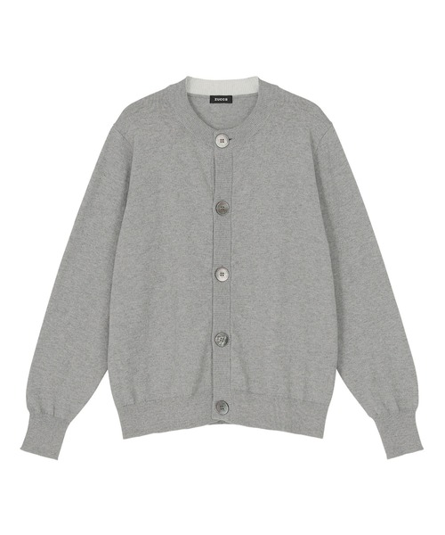 ZUCCa(ズッカ)の「COTTON CASHMERE KNIT / S(カーディガン/ボレロ・レディース・ライトグリーン/ブラック/グレー・M size)」の3枚目の写真