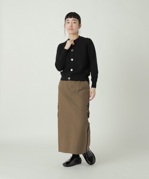 ZUCCa(ズッカ)の「COTTON CASHMERE KNIT / カーディガン(カーディガン/ボレロ・レディース・ライトグリーン・M size)」の7枚目の写真