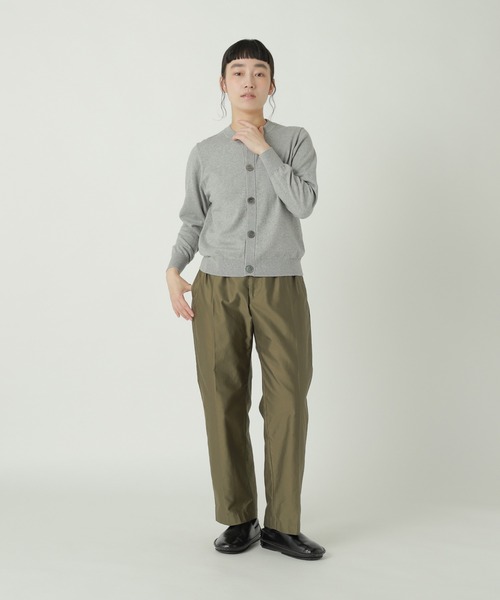 ZUCCa(ズッカ)の「COTTON CASHMERE KNIT / カーディガン(カーディガン/ボレロ・レディース・ライトグリーン・M size)」の5枚目の写真